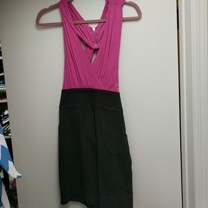 Pink and black La Rok dress